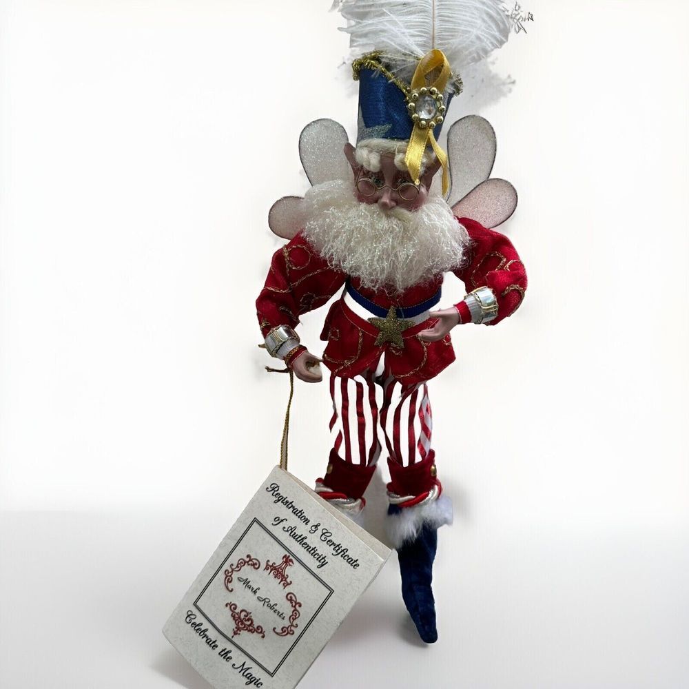 Mark Roberts Santa Fairy Support The Troops 10" Authentic & Numbered No Trumpet